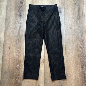 Equestrian Brand Brown & Black High Rise Straight Leg Pants Size S